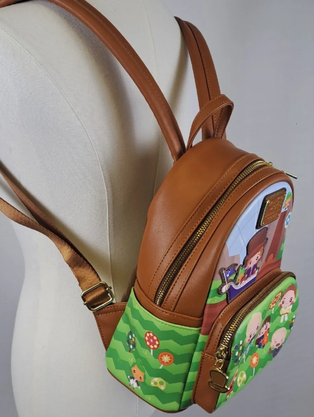 Loungefly Willy Wonka & the Chocolate Factory Candy Mini Backpack Whimsical Kid